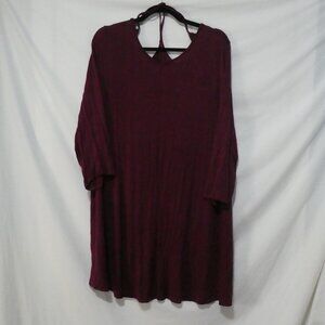 UNBRANDED | P2P 21 inches measured | Casual Long Sleeve Dress | Racer Back Strap